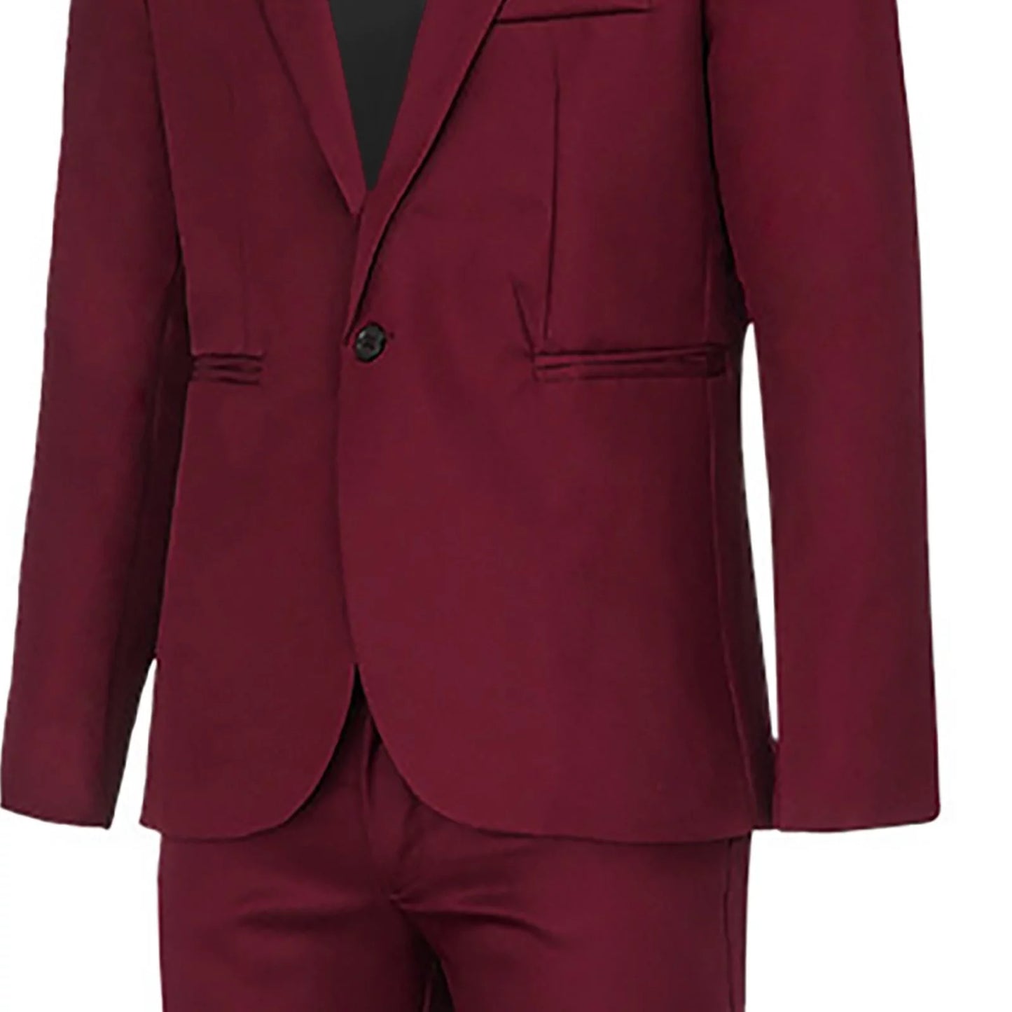 Party Wedding Suits for Men Fashion Mens Slim Fit 2 Piece Suit One Button Notch Lapel Tuxedo for Prom (Suit Jacket + Pants) Mens Designer Clothes